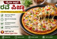 ಮೈದಾ ಇಲ್ಲದೆ ರವೆ ಪಿಜ್ಜಾ: ಕೇವಲ 10 ನಿಮಿಷದಲ್ಲಿ ತವಾ ಮೇಲೆ ಗರಿಗರಿಯಾದ ಪಿಜ್ಜಾ ಮಾಡುವ ಸುಲಭ ವಿಧಾನ
