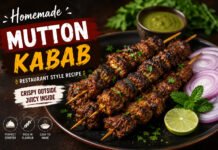 Kabab recipe – ಮನೆಯಲ್ಲೇ ರೆಸ್ಟೋರೆಂಟ್ ಶೈಲಿ ಮಟನ್ ಕಬಾಬ್ ರೆಸಿಪಿ